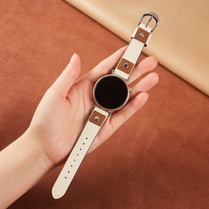 Correa de cuero genuino Upro Slim para reloj Huawei GT6 GT5 GT4 Watch 5 de 41mm y 42mm, correa de reloj de estilo americano para mujer - Product Image 2