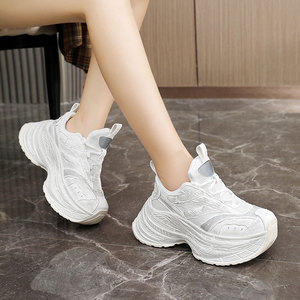 BR9617 Sneakers pour femmes avec logo personnalisé, nouvelle collection, design de créateur, lacets, plateforme, semelle en caoutchouc - Product Image 4
