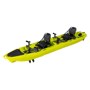 Kayak à pédales modulaire en plastique HDPE à coque détachable en 3 sections de <span class=keywords><strong>14</strong></span> pieds, kayak à pédales solo tandem pour la pêche - Product Image 4