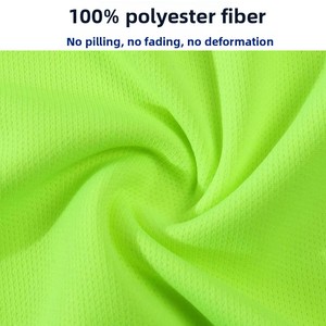 एलएक्स एनीसी कक्षा 1 एन आईएसओ 20471 प्रमाणित त्वरित सुखाने वाले सुरक्षा कपड़ों के लिए शॉर्ट आस्तीन वर्क टी-शर्ट - Product Image 4