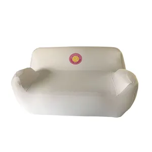 U-Shaped Printed Inflatable Bench Furniture Events Outdoor Camping Jeneral Portable Air Sofa