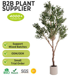 Grand <span class=keywords><strong>olivier</strong></span> artificiel durable hyper-réaliste résistant aux intempéries pour l'intérieur/l'extérieur, feuilles de ficus pour la maison, le jardin, l'hôtel, le bureau - Product Image 2