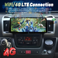 Écran Android 13 de 12,3 Pouces pour FIAT Ducato 2006-2017 GPS Radio Voiture Multimédia Lecteur Vidéo Carplay Stéréo Unité Principale de Navigation