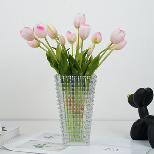 Ramo de Tulipanes Artificiales de 5 Cabezas, de Goma Suave, Alta Simulación, para Decoración de Bodas y Hogar - Product Image 4