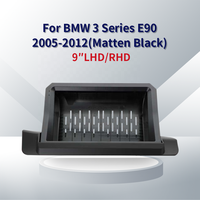 Meihua 9 "LHD/RHD Fascial Matten Noir Android Autoradio DVD Panneau Accessoire pour BMW Série 3 E90 2005-2012