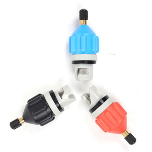 Adaptador de Válvula de Aire para Tabla de Surf Hey Trip SUP, para Bomba Eléctrica, en Negro, Naranja y Azul - Product Image 1