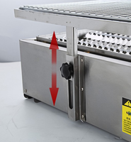Équipement de grillades au gaz commercial en acier inoxydable de qualité garantie en gros pour les cuisines de restaurants