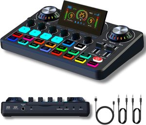 Mixer Audio Mini Passive – 4 Canali Stereo, Per Tablet, Telefono, Computer, Home Recording