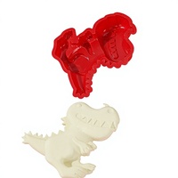Moule à gâteau en silicone en forme de dinosaure de dessin animé, résistant aux hautes températures, compatible four et lave-vaisselle, pour la décoration de puddings et desserts