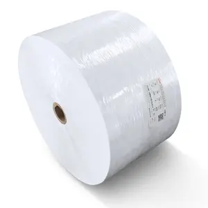 Favorable Price Size Customizable White/Yellow/Blue Colors Glassine Silicone Release Paper Jumbo Roll