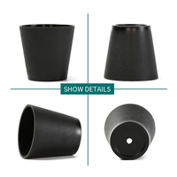 Pots de fleurs en plastique pour plantes de Cactus, design moderne, rond, pour bureau, balcon, vente en gros, pièces