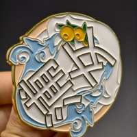 Broches en métal émaillé personnalisées, broches décoratives pour souvenirs d'anciens étudiants, articles de remise de diplôme et souvenirs culturels de voyage