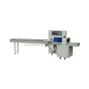 SHINEHO dessert muffins Pastry pies Pillow automatic Bread pastries horizontal Type food grain packing machine