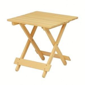 Factory <b>Folding</b> Side <b>Outdoor</b> Camping <b>Table</b> Wooden Square Innovative <b>Outdoor</b> Cedar Camping <b>Folding</b> <b>Table</b> - Product Image 1