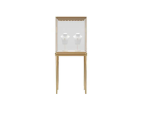 Vitrines de Musée de Luxe en MDF en Gros, Vitrines en Verre Éclairées par LED, Vitrines Verrouillables en Acier Inoxydable, Taille et Couleur Personnalisables pour