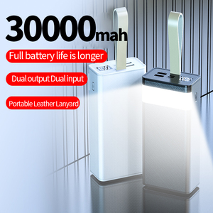 Batterie externe universelle portable Li-Polymère 30000mAh avec écran LED et charge rapide, entrée Type-C - Product Image 2