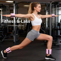 Bracelets de poignet lestés personnalisés avec logo, vente en gros d'usine, poids de fitness étanches et résistants à la transpiration pour l'entraînement et le Pilates