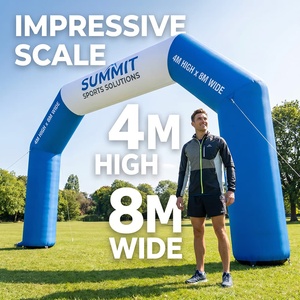 Arco Inflable para Maratón City Run 2026, 10-12 pies de Altura, Impresión Digital, Fácil Instalación, Arco Inflable para Línea de Meta en Exteriores - Product Image 4