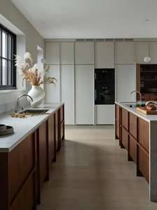 Farmhouse Design Mdf Narrow Wall Cabinets and <b>Cupboard</b> Modern Style Home Style Interior Customized <b>Small</b> <b>Kitchen</b> Island - Product Image 3