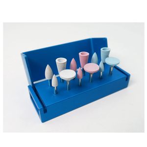 Dental Ceramics Porcelain <b>Polishing</b> Burs <b>Kit</b> for Low RPM with Bur Stand Holder - Product Image 2