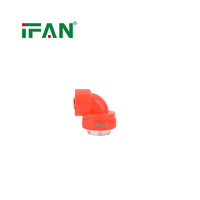 IFAN Direct usine Raccords de tuyauterie en plastique PPR, Raccords en T, Raccords coudés, Raccords PPR à insert en cuivre, Usine chinoise