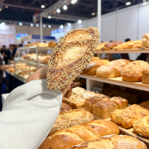 Mini-baguette écologique de 5,3 pouces, modèle alimentaire factice, parfum sésame, pour présentation d'échantillons de pâtisserie, pain intégral, cacahuète - Product Image 6