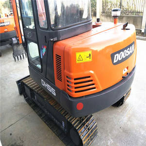 Miniexcavadora de 5 toneladas Excavadora Doosan DH55 de segunda mano a bajo precio Excavadora Doosan DH55 DX55 usada con 90% nuevas condiciones - Product Image 1