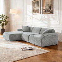Ensemble de canapés modulaires convertibles, design sans structure, compressé pour appartement et hôtel, housse amovible et lavable, moderne