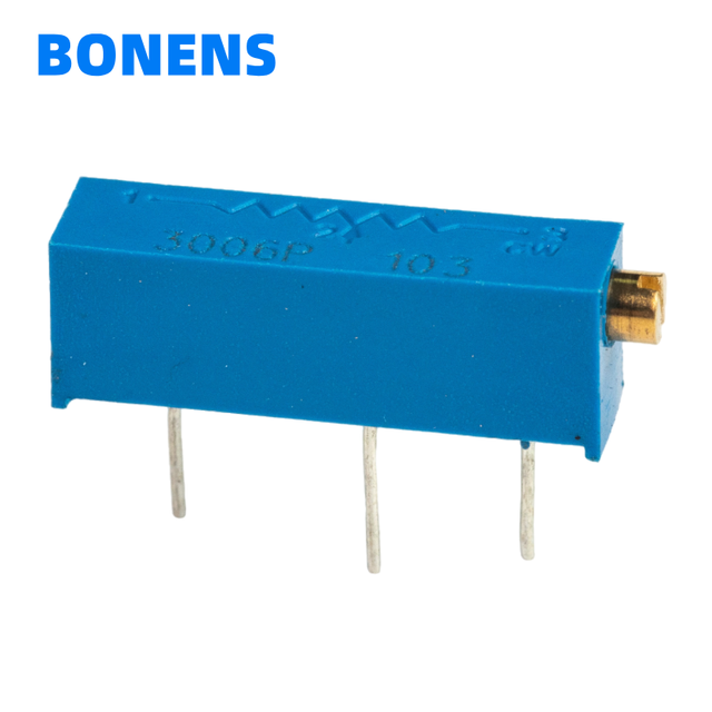 3006P Multi-turn Cermet Trimmer Potentiometer 10-5M Top Adjustment 10% Tolerance 22 Turns
