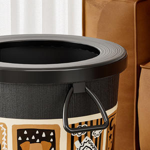 Style médiéval créatif multifonctionnel anti-poussière poubelle seau de stockage poubelles poubelle poubelle poubelle - Product Image 4