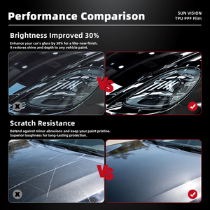 ฟิล์ม TPU PPF ความหนา 6.5mil <span class=keywords><strong>7</strong></span>.5mil 8mil 10mil แบบใส/แบบด้าน ป้องกันรอยขีดข่วน ป้องกันเหลือง ซ่อมแซมตัวเองได้ ฟิล์มป้องกันตัวถังรถยนต์ - Product Image 4