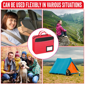 Organizador De Garrafa De Pílula Saco De Primeiros Socorros Caso Caixa De Pílula De Armazenamento Medicação Com Alça Home Office Cozinha Viagem Medicina Saco De Armazenamento - Product Image 4