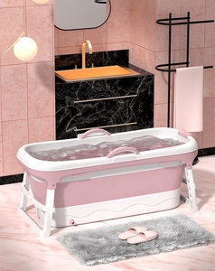 <span class=keywords><strong>Bañera</strong></span> de Hidromasaje Portátil Grande de 150 cm, <span class=keywords><strong>Bañera</strong></span> Plegable de Plástico PP para Adultos - Product Image 5
