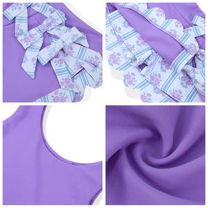 Ensemble jupe et débardeur sans manches Tiaose pour filles, boîte mystère, style yoga, avec nœud décoratif, short intégré, doux, décontracté, personnalisable, livraison rapide - Product Image 4