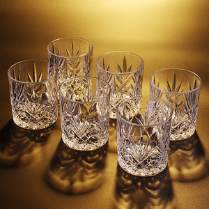 Ensemble de verres à <span class=keywords><strong>whisky</strong></span> vintage en relief, 4 motifs assortis, base lourde, cristal, verre à <span class=keywords><strong>whisky</strong></span> à l'ancienne pour bar - Product Image 4