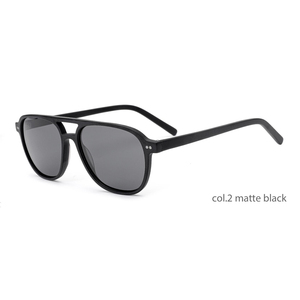 Lunettes de soleil de haute qualité rétro vintage en acétate carrées à monture intégrale légères Logo personnalisé Unisexe Vente en gros en Chine Protection UV - Product Image 1