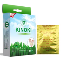KINOKI Coussinets de pieds détox 10 pièces/boîte Nettoyage en profondeur et détoxification Favorise la circulation dans le corps