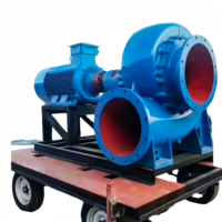 Pompe à flux mixte à tête moyenne et haut débit, à volute spirale avec accouplement flexible pour l'alimentation en eau et la circulation industrielle