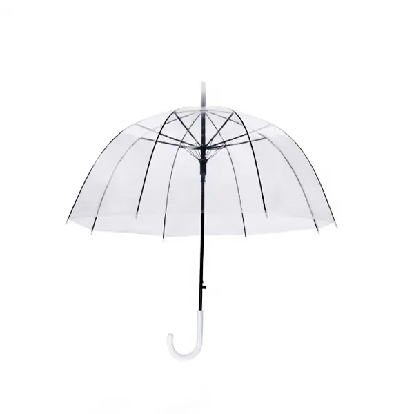 割引カスタマイズ印刷透明ボトル傘ファッショナブルなパラグアス広告景品雨傘サプライヤー