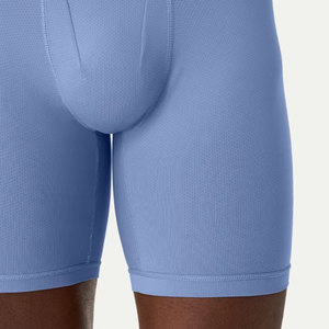 Best Sale Men's Underwear Breathable Quick Dry Seamless Knitted Cotton Spandex Custom Logo Print Eco-Friendly <b>Boxers</b> - Product Image 4