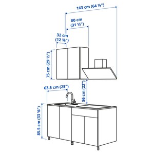 خزانة مطبخ صغيرة رخيصة الثمن بالكامل - Product Image 2