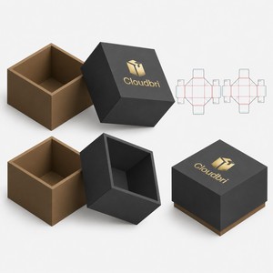 Caja de Papel Plegable para Empaque de Lentes de Contacto, Diseño Personalizado y a la Moda - Product Image 3