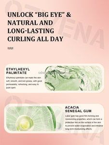 OTVENA <span class=keywords><strong>Mascara</strong></span> pour la croissance des <span class=keywords><strong>cils</strong></span>, formule naturelle, noir, imperméable, effet optimal, petit MOQ - Product Image 5