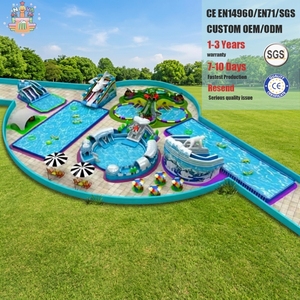 Parc <span class=keywords><strong>aquatique</strong></span> <span class=keywords><strong>gonflable</strong></span> Nova Giant Amusement Aqua City sur terre avec piscine <span class=keywords><strong>Intex</strong></span> - Product Image 1