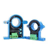 0-10V 4-20ma RS485 Analog Output Loop terbuka Ac transmiter arus Ct 500A 1000A efek Hall transduser Sensor arus