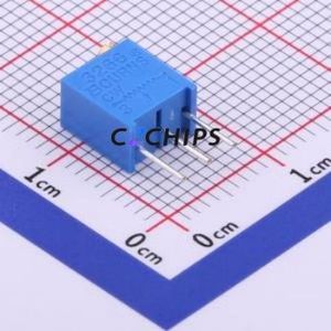 Resistencia Ajustable/Potenciómetro 3266Y-1-103LF SIP-3P, Resistencia de 6.4x4.3mm, 10kOhm, 10%, 250mW, 100ppm ℃ - Product Image 1