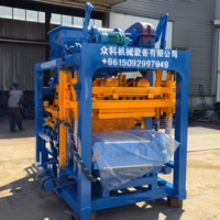 Machine à fabriquer des briques entièrement automatique QT4-25 pour produits en béton
