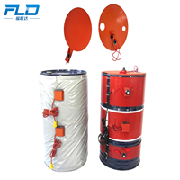 Chauffe-tambour de 55 gallons, bande chauffante en caoutchouc silicone, 1200W, 1300mm, chauffage électrique flexible