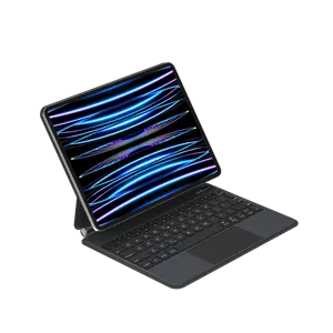 Akıllı Touchpad sihirli klavye için iPad hava 4 5 nesil 10.9/ iPad Pro 11 2020 2018 arkadan aydınlatmalı Trackpad klavye kılıf