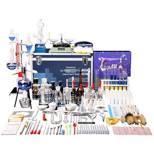Matériel d'expérimentation chimique complet, non électrique, édition <span class=keywords><strong>recherche</strong></span> scientifique pour collégiens/lycéens, modèle 01, boîte - Product Image 1
